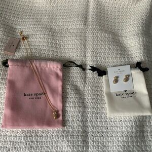 Kate Spade Pineapple Necklace & Earrings